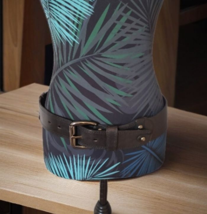 Grosse ceinture large noire Esprit taille S