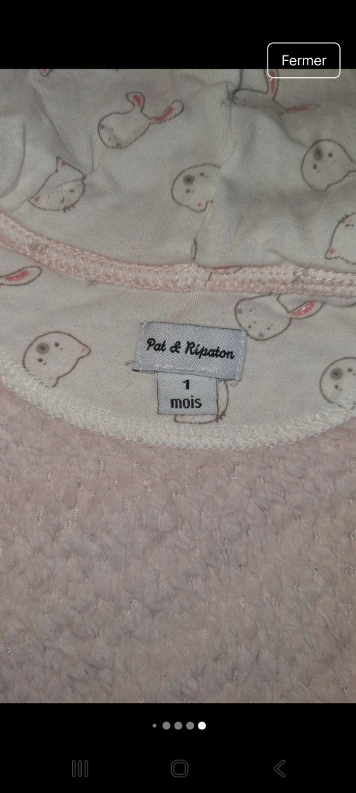 Veste polaire fille 1 mois en bon état - photo numéro 9