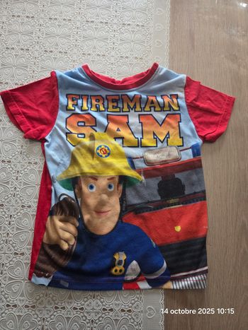 T-shirt sam le pompier