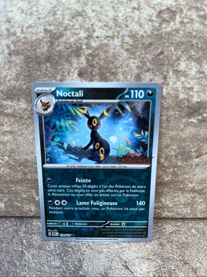 Carte Pokémon noctali Obf 130 flammes obsidiennes