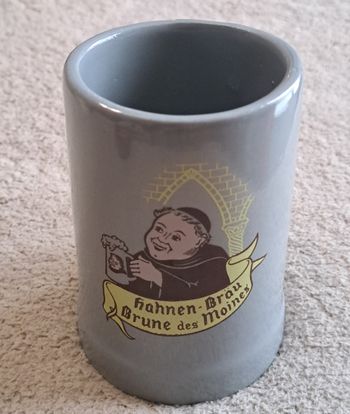 🍽 Choppe à bière Hahnen Brau Brune des Moines