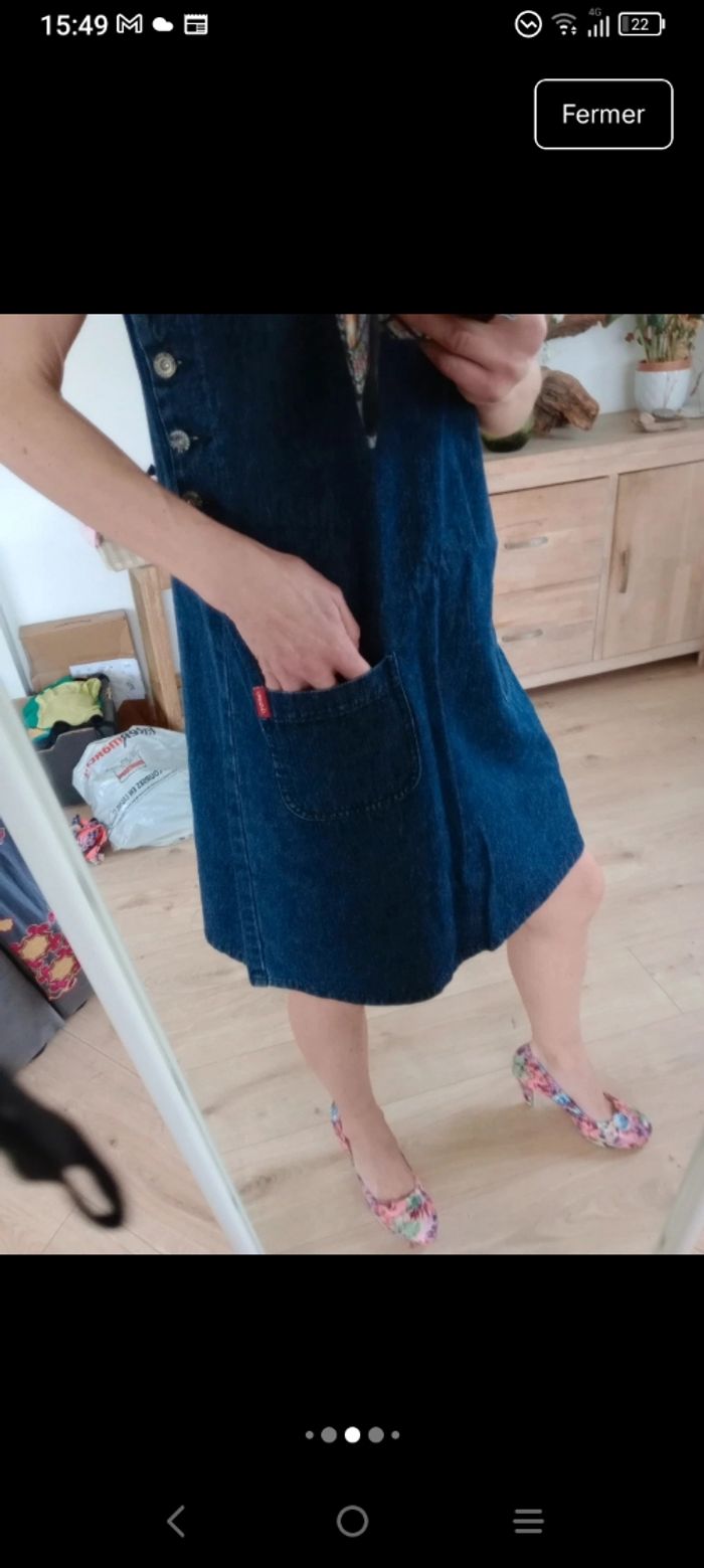 Robe chasuble taille 3 Jean c81 - photo numéro 4