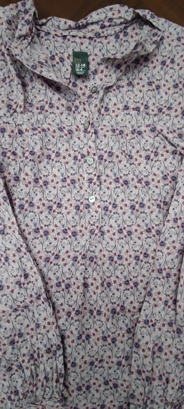 Blouse Manches longues Zara kids 13-14 ans - photo numéro 3