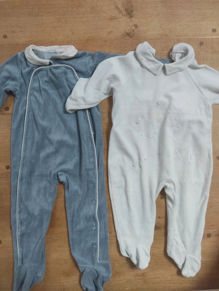 Pyjama chaud hiver  grenouillère 2 ans