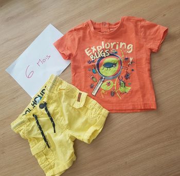 Lot t-shirt + short bébé garçon