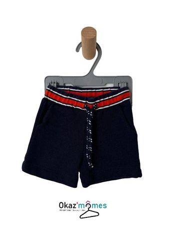 Short-jogging bleu marine et rouge - La Redoute 3 mois (60-62cm)