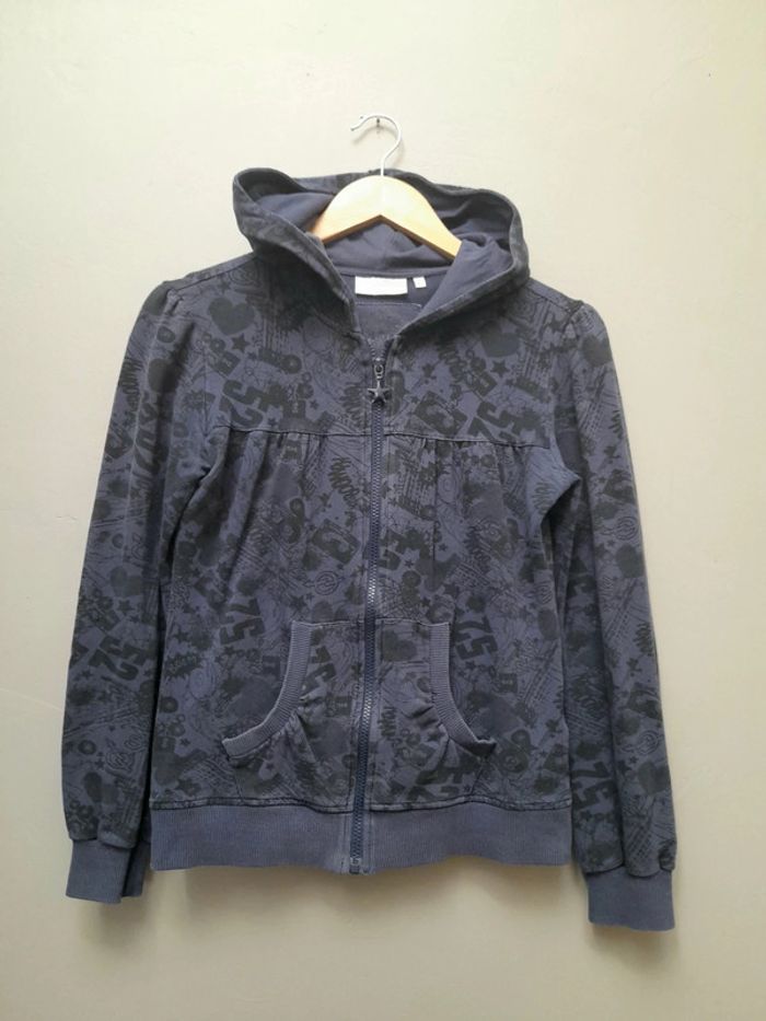 Veste imprimé à capuche - photo numéro 2