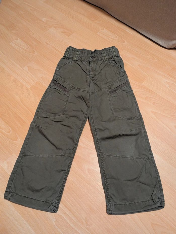 Baggy Okaïdi kaki 100% coton