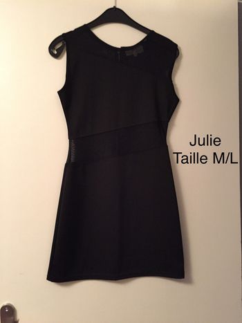 Robe noire Julie Taille M/L neuve