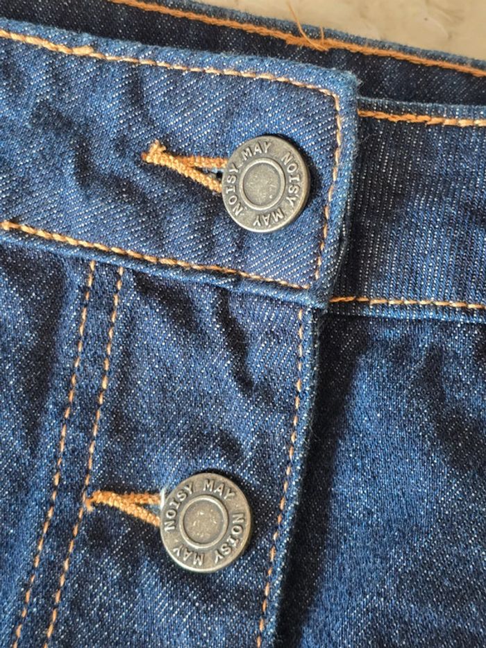 Jupe en jean taille haute boutonnée taille S - photo numéro 6