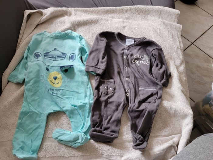 Lot de 5 pyjamas 1 mois garçon