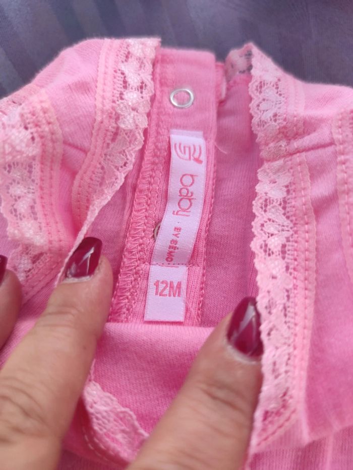 Débardeur rose à dentelles - photo numéro 3