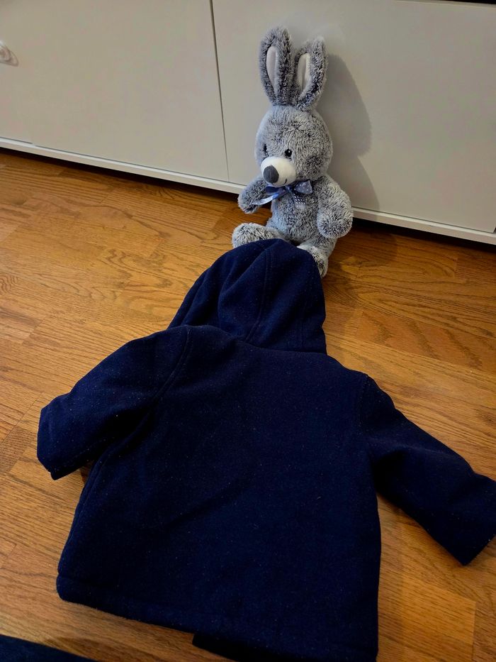 Manteau chaud molletonné garçon kiabi 9 mois - photo numéro 2