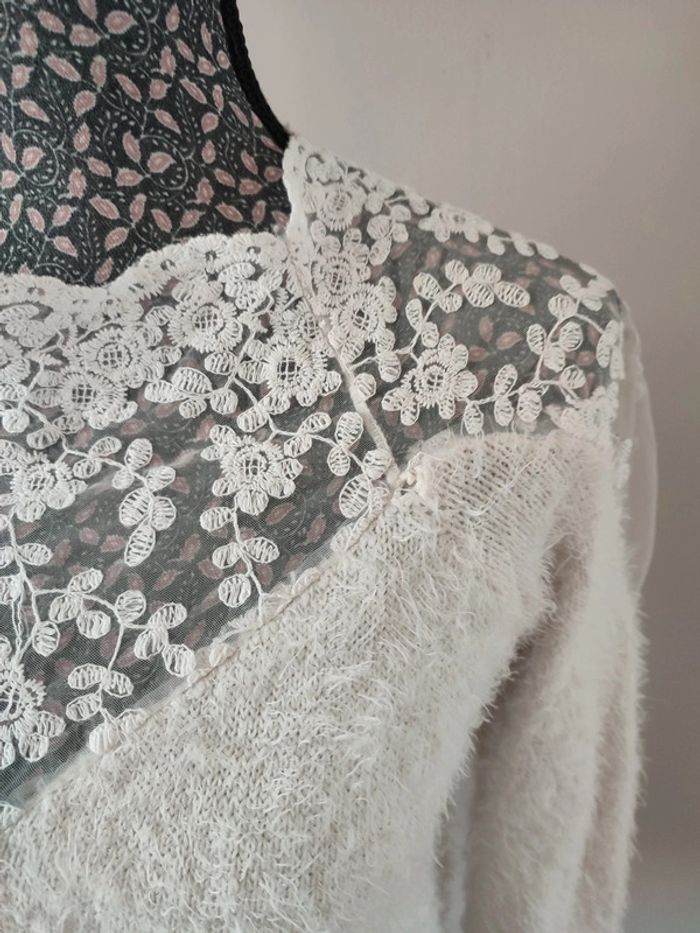Pull blanc - photo numéro 2