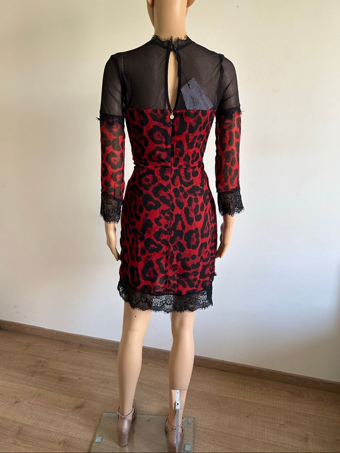 Robe imprimée rouge et noire neuve Jus d’Orange taille 1 - photo numéro 6