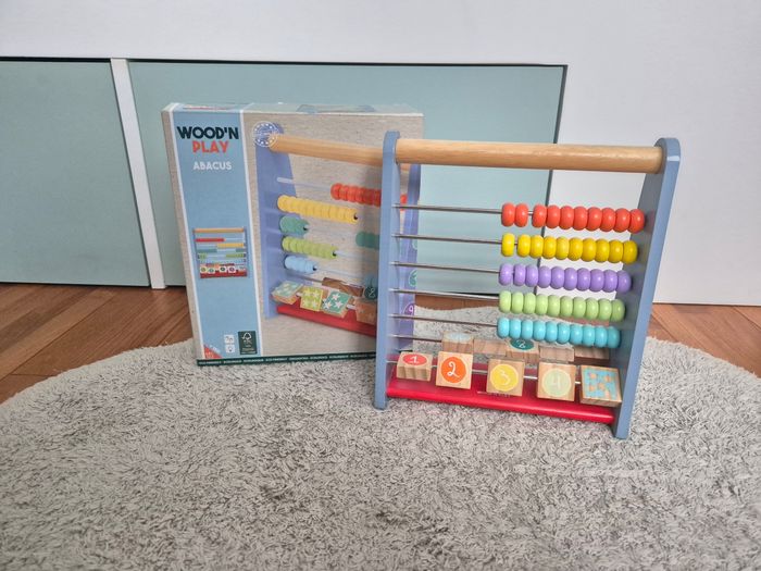 Boulier bois Abacus Montessori