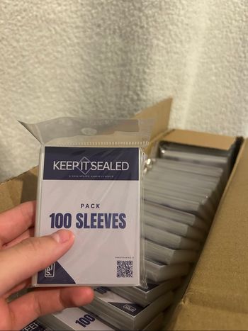 Lot 10 Pack 100 Sleeves Premium Keep It Sealed