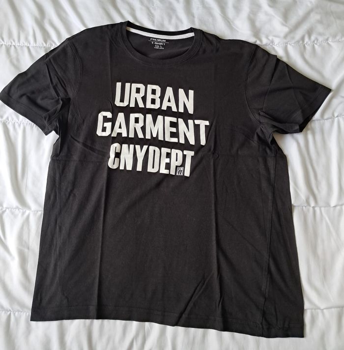 T shirt noir et blanc Premium Taille L