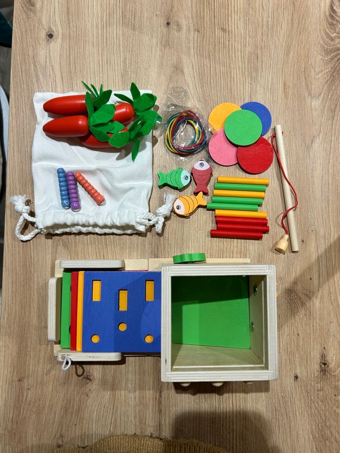 Jeu en bois montessori - photo numéro 3