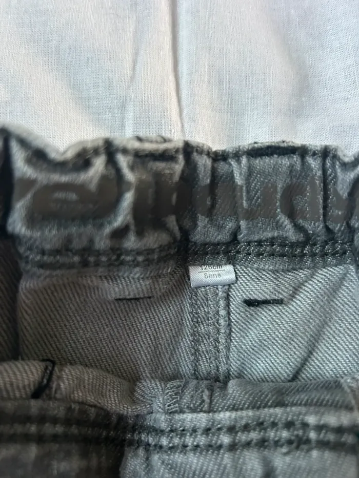 Bermuda jean gris Vertbaudet - photo numéro 6