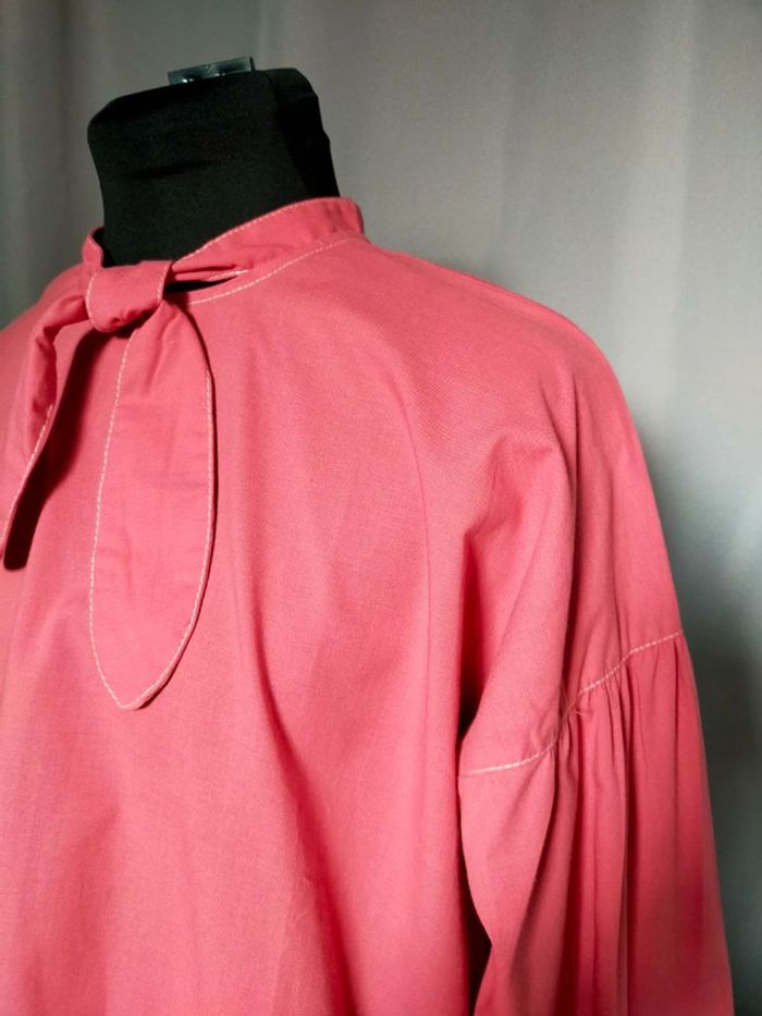Blouse rose col lavallière – Karl Marc John (XS/S) - photo numéro 3