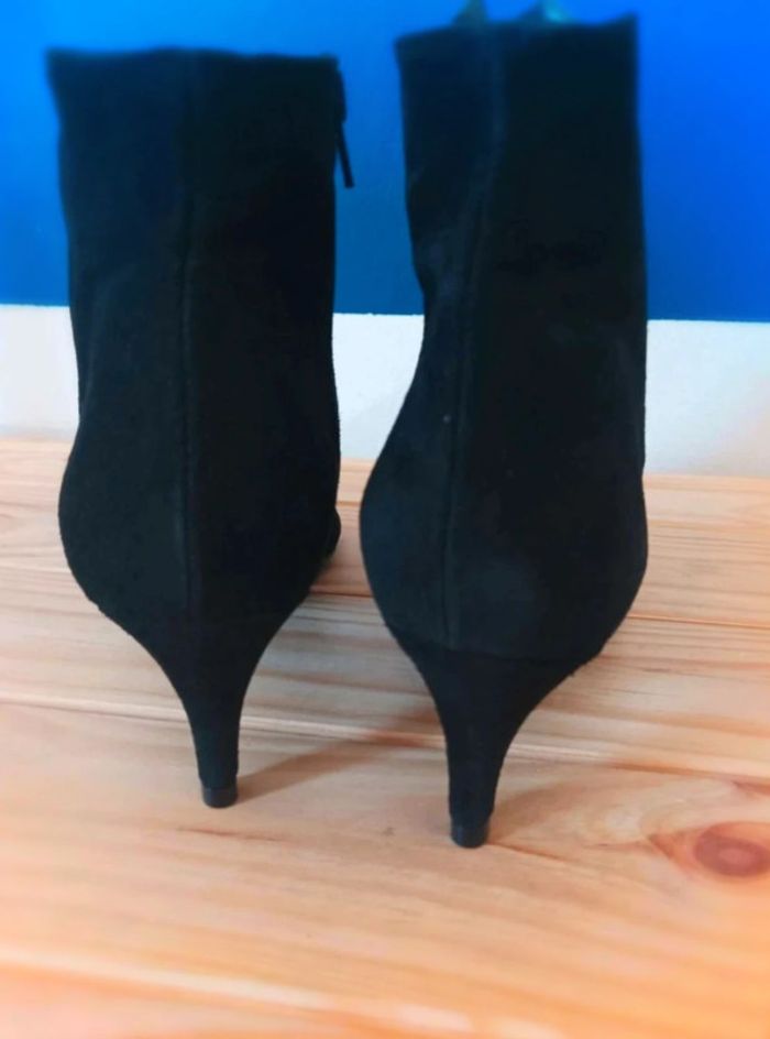 Bottines daim noir neuve Élodie taille 40 - photo numéro 3
