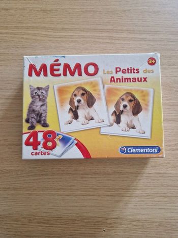 Jeu Memo les petits des animaux - Clementoni