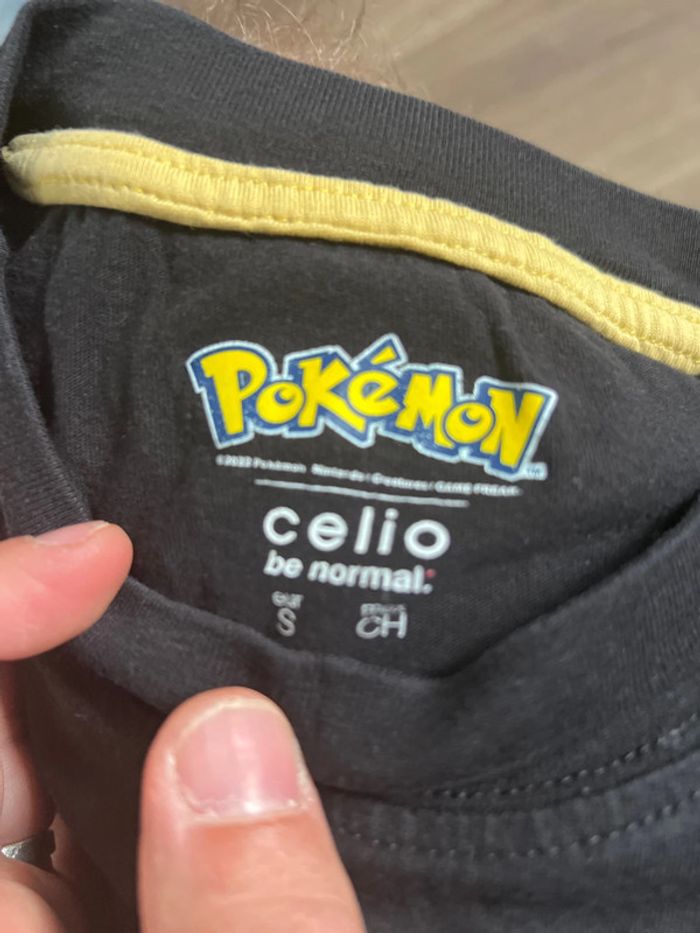 T Shirt Celio Pokemon Pikachu - photo numéro 3
