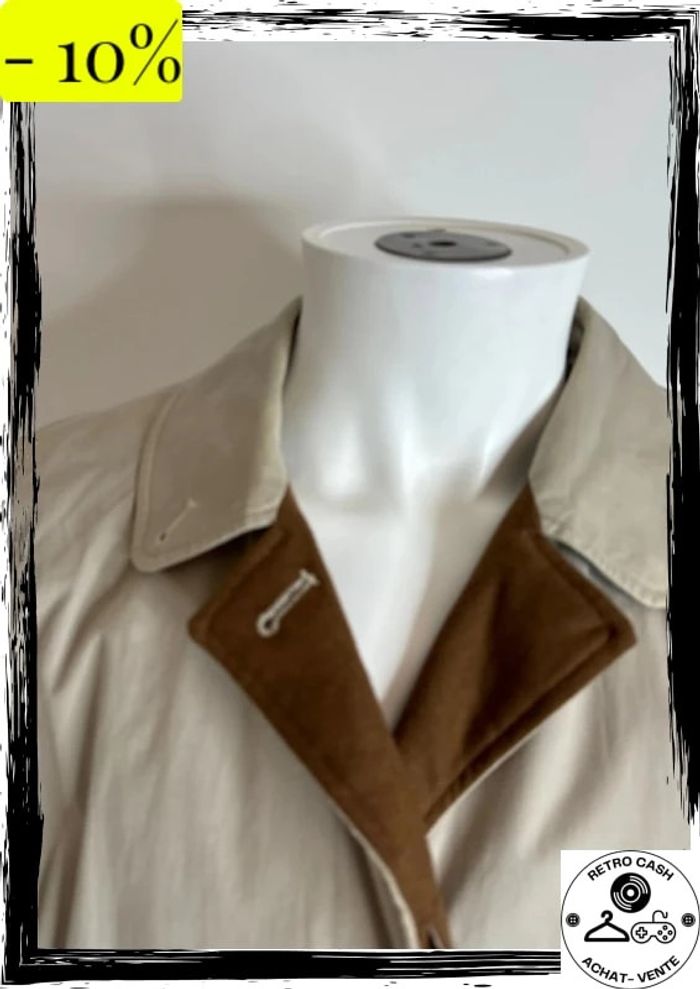 Trench Burberrys’ en super état Taille 12 UK Coat Vintage - photo numéro 4