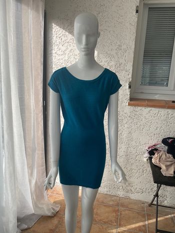 Robe bleue canard de chez mim en taille 36