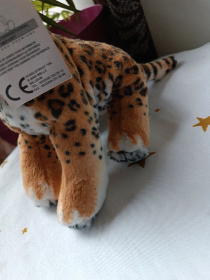 Peluche plush Teddy jaguar animal animaux pet Real bille doho international réaliste small petite - photo numéro 4