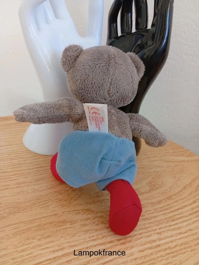 Peluche petit ours brun peluche animal dessin - photo numéro 2