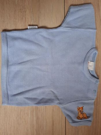 T-shirt de 3 mois bambi disney , 2 boutons / 1410