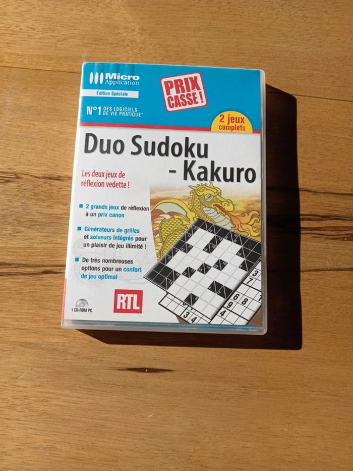 Jeu duo sudoku et kakuro
