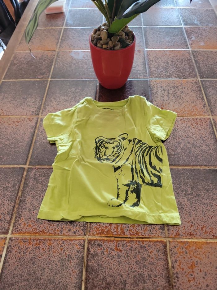 Tee shirt motif tigre