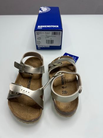 Birkenstock Taille 32 Rio Kids Electric Metallic Gold Regular Fit