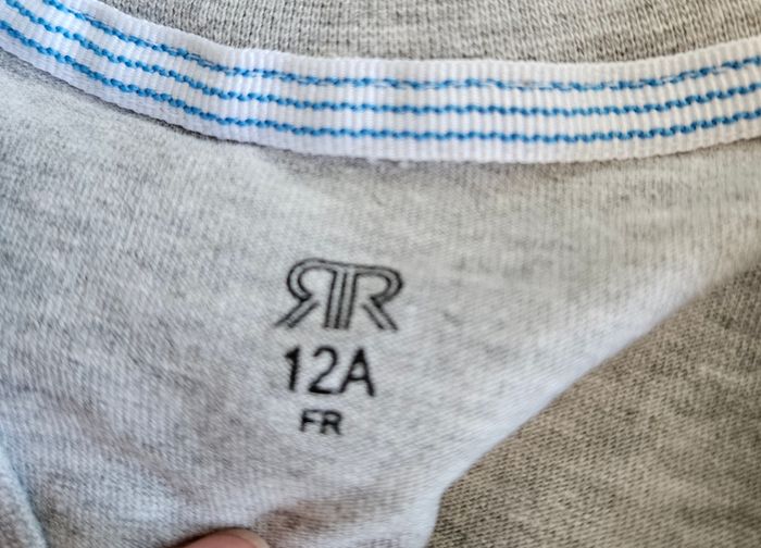 T-shirt gris la redoute fille 12 ans - photo numéro 3