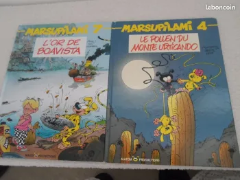 4 livres marsupilami 1 3 4 7 bien LIRE