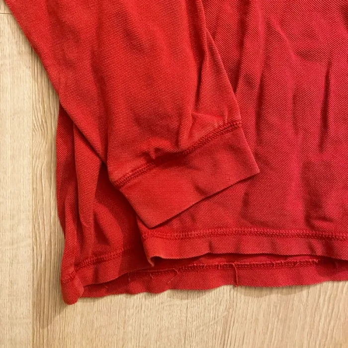 Napapijri Outdoor Clothing Polo Col V Rouge Homme Exclusive Collection Y2K (Taille M) - photo numéro 8