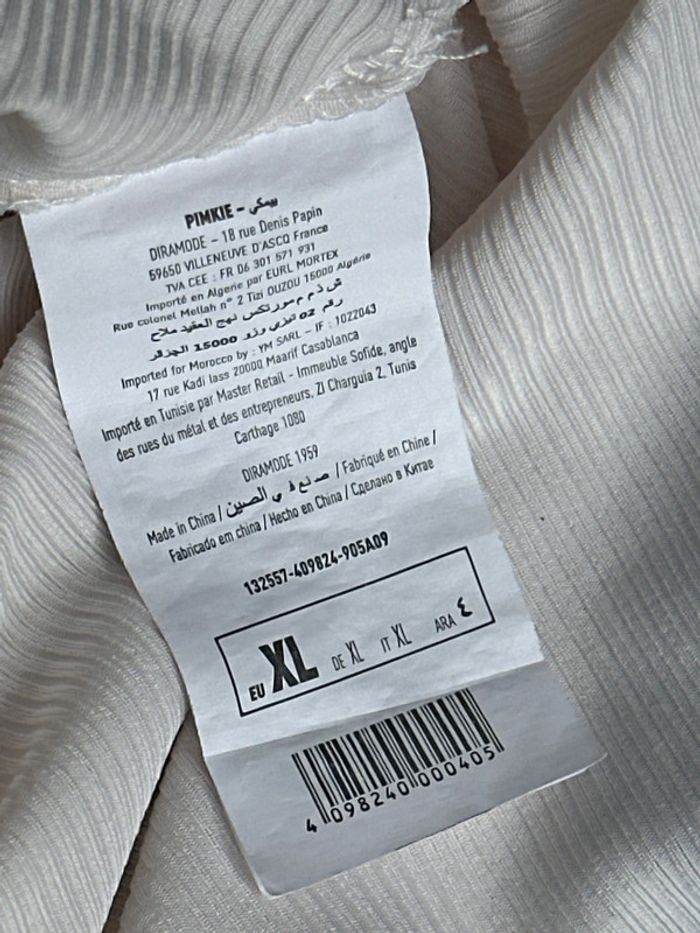 Haut été manches courtes blanc Pimkie 42/XL - photo numéro 7