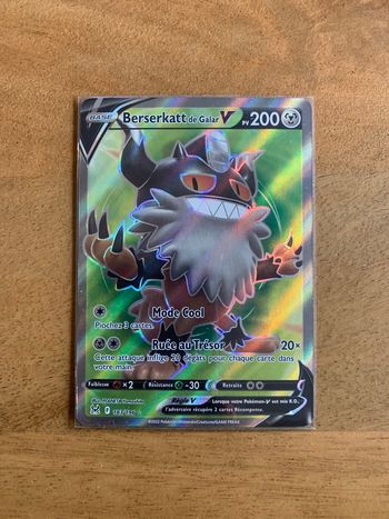 Carte Pokemon Berserkatt FA 183/196