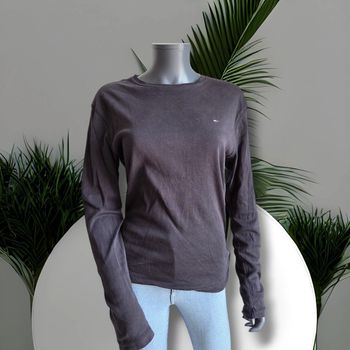 Tee shirt longue manche - noir - tommy - pull