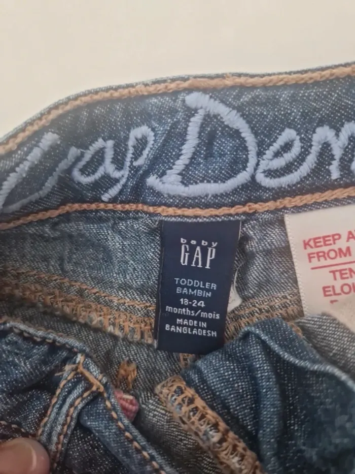 Lot jupes en jeans 18 mois - photo numéro 4