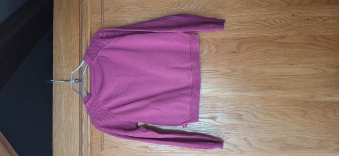 Gilet mauve marque la Compagnie des petits taille 5 ans - photo numéro 2
