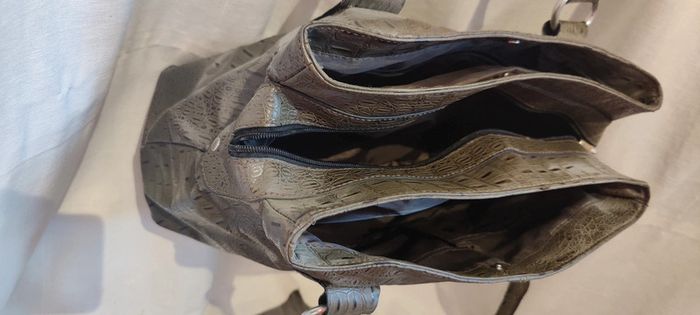Sac à main H&M imitation peau de reptile - photo numéro 6