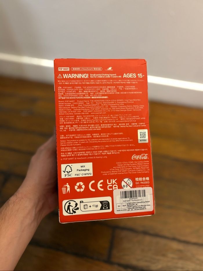 Labubu Popmart Coca Cola - photo numéro 4