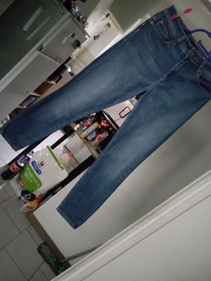 Jean salsa taille 38 couleur bleu - photo numéro 3