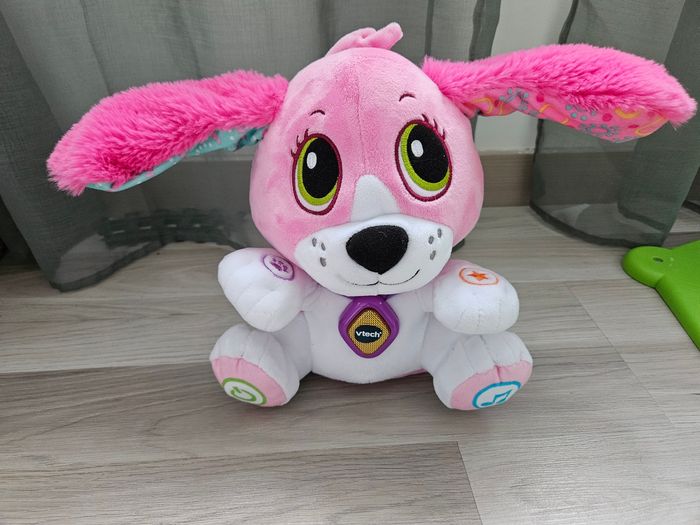 Mon animal peluche interactive rose - photo numéro 4