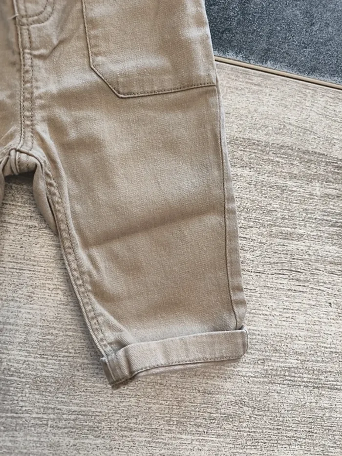 Pantalon Chino etsa paire de bretelles garçon 6 mois Orchestra - photo numéro 4