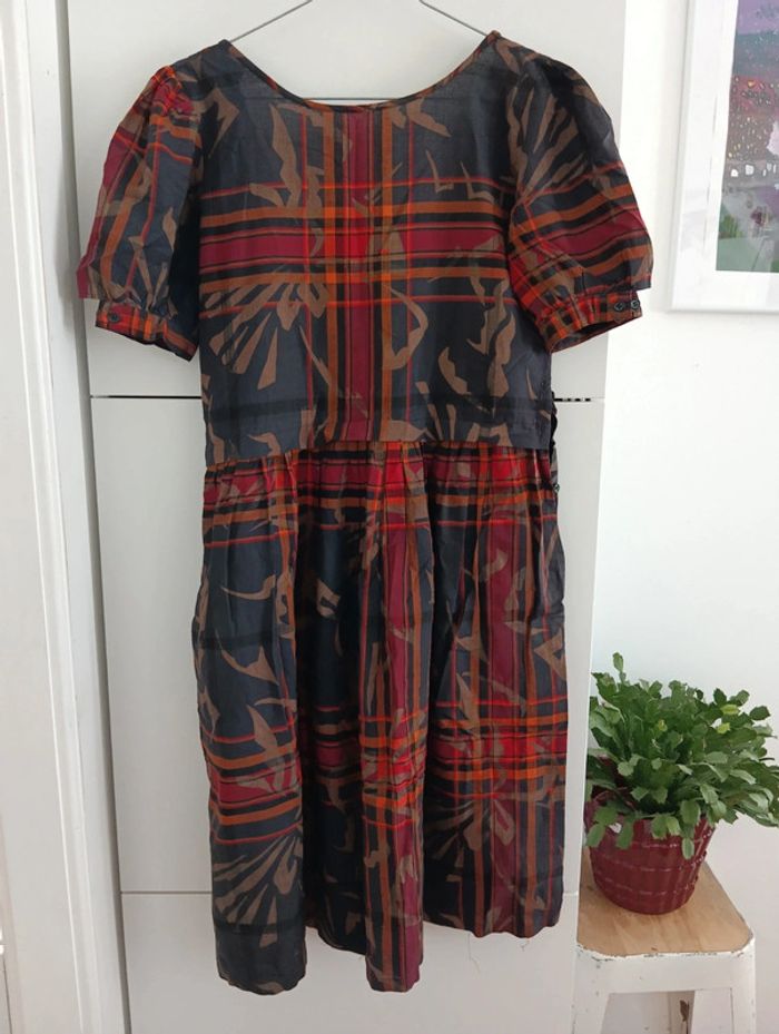Robe vintage en coton léger de la marque René Derhy. - photo numéro 8